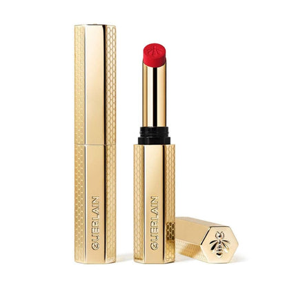 Guerlain KissKiss Blur Matte Lipstick 510 Petal Red 1.85g by Beauty Care Bag