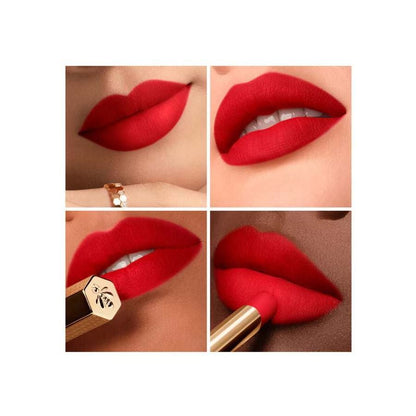 Guerlain KissKiss Blur Matte Lipstick 510 Petal Red 1.85g by Beauty Care Bag