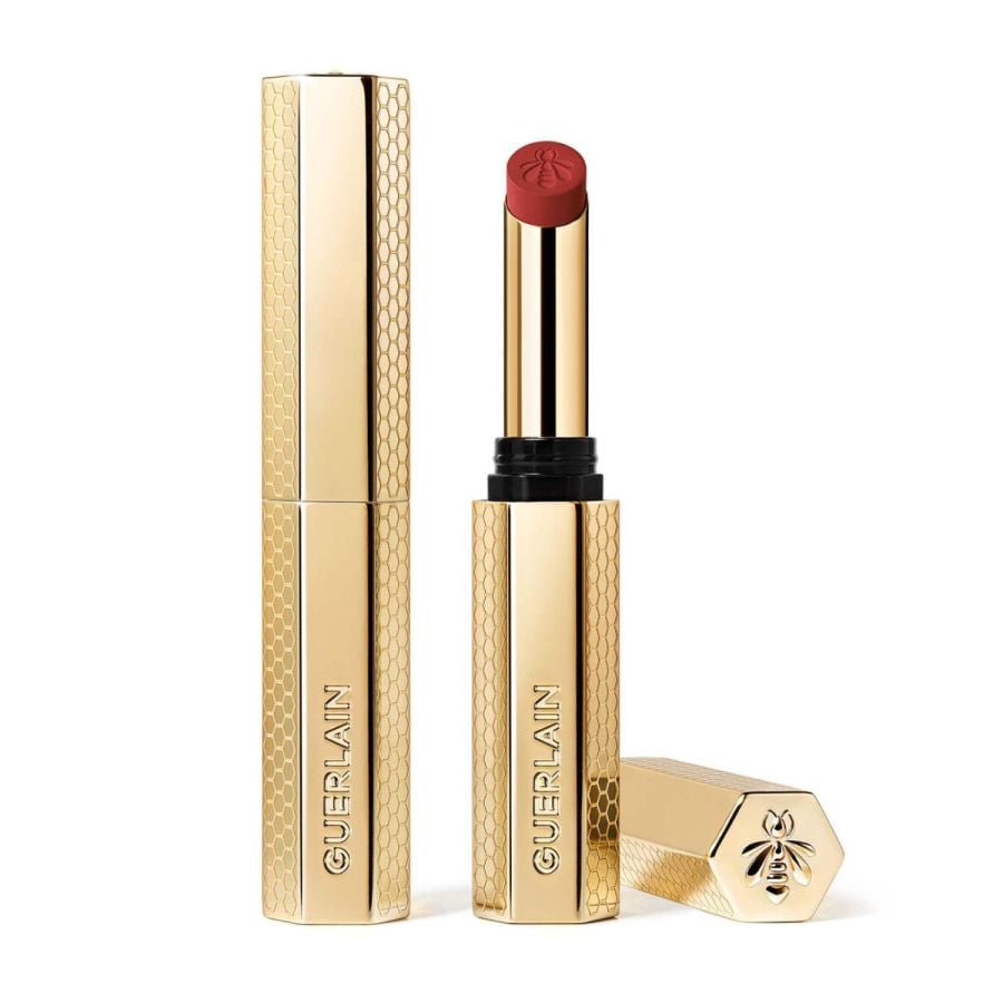 Guerlain KissKiss Blur Matte Lipstick Red Aster 599 3.5g by Beauty Care Bag