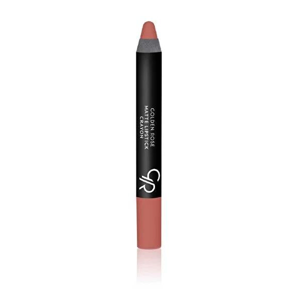 Golden Rose Matte Lipstick Crayon - Moisturizing, Long-Lasting Lip Color for Dry Lips by Beauty Care Bag