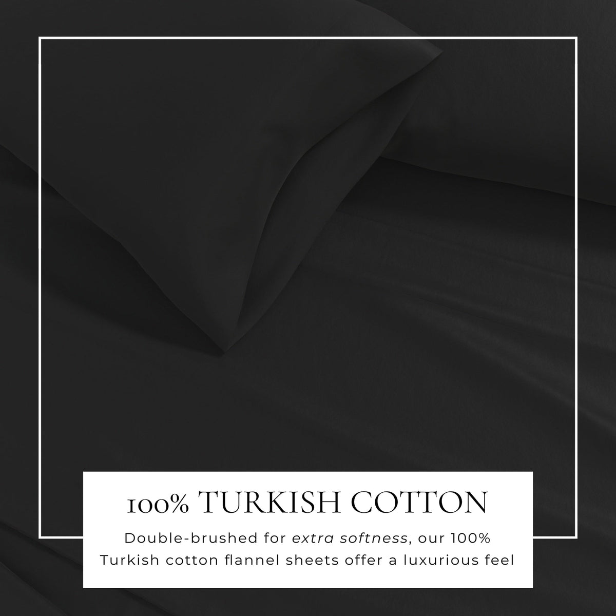 Cotton Solid Flannel Sheet - Nordic Collection by Great Bay Home