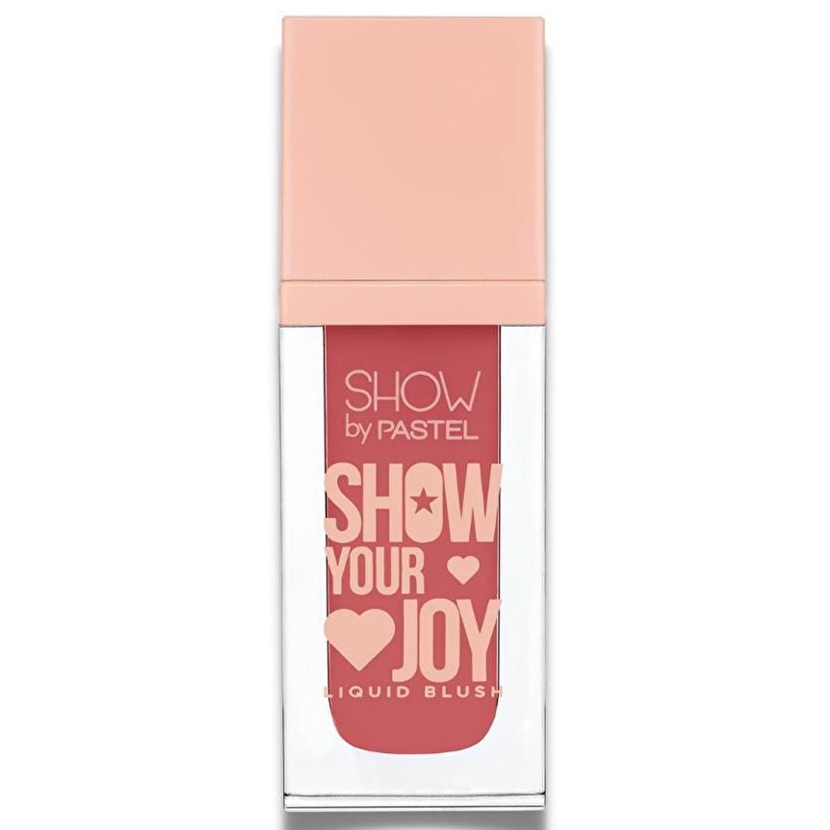 Show By Pastel Show Your Joy Liquid Blush - Natural Dewy Finish, Vegan & Cruelty-Free, Moisturizing, Portable - Gluten & Paraben Free by Beauty Care Bag
