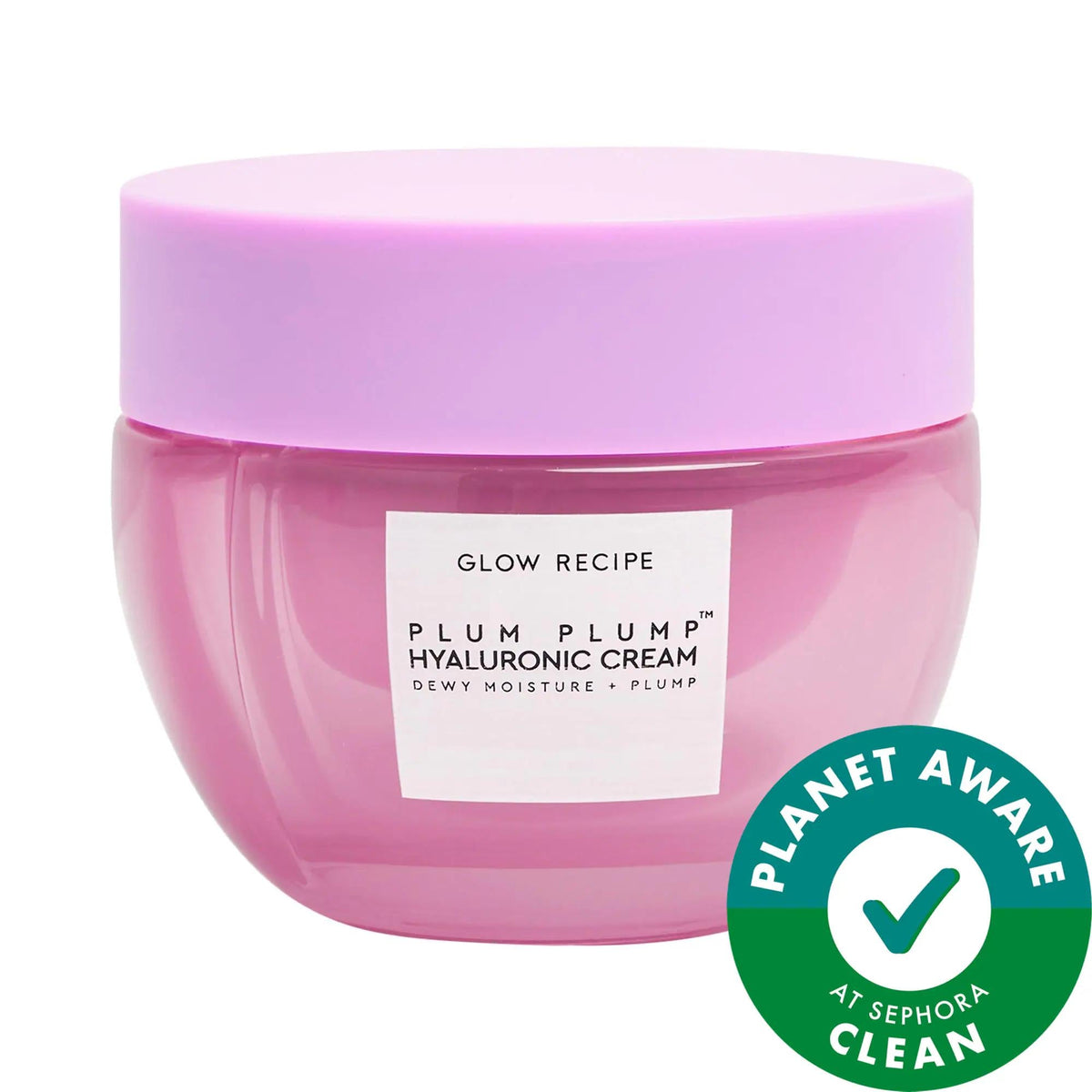 Plum Plump Hyaluronic Acid Moisturizer: Refillable, Vegan Face Cream for Hydrated, Glowing Skin & Balanced Complexion by Beauty Care Bag