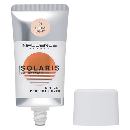 Influence Beauty Solaris Foundation SPF 25 01 Light 25ml by Beauty Care Bag