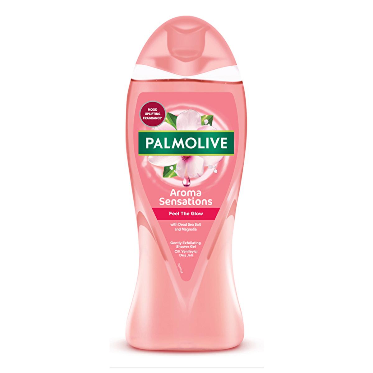 Palmolive Aroma Sensations: Skin Rejuvenating Bath and Shower Gel with Magnolia & Dead Sea Salt - Natural Glow, Dermatologically Tested by Beauty Care Bag