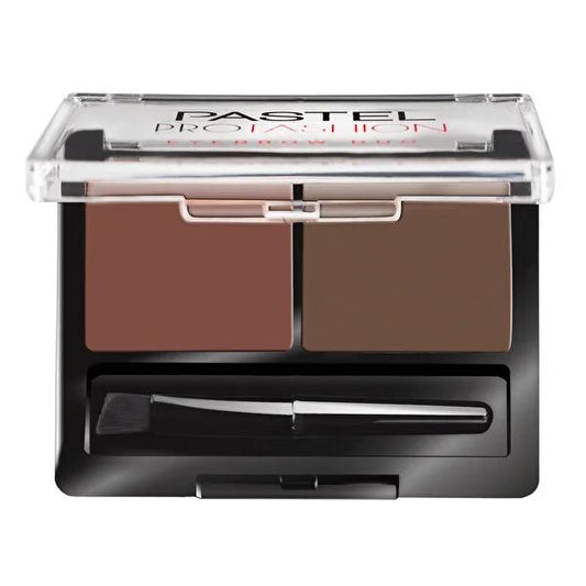 Profashion Eyebrow Duo Makeup Kit - Long-Lasting Eyebrow Shaping & Filling Solution by Beauty Care Bag