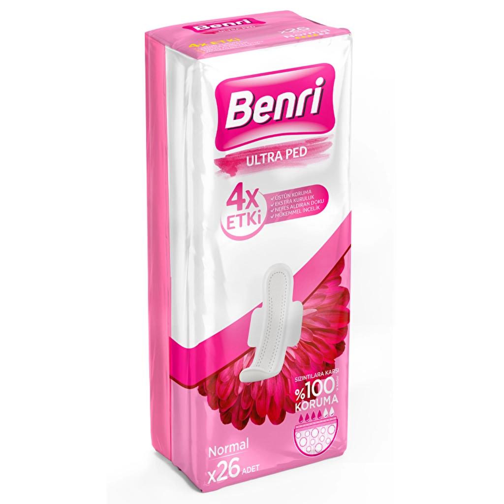 Benri Normal Hygienic Pads for Daily Freshness 26 Count by Beauty Care Bag