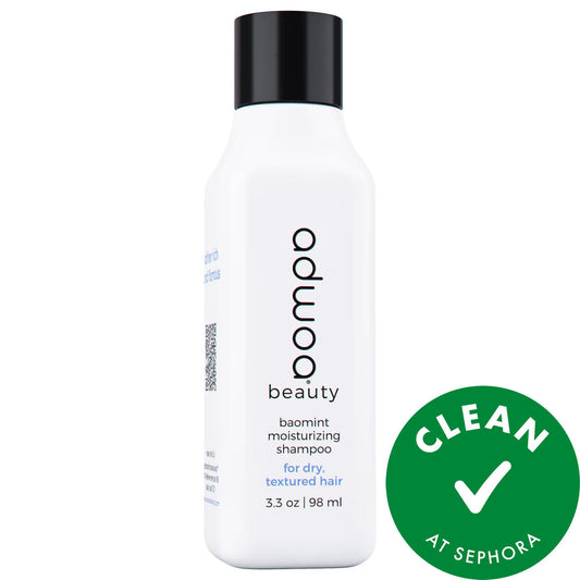 Baomint Moisturizing Shampoo - Gentle, Sulfate-Free, Vegan & Cruelty-Free for Dry, Curly Hair - Nourishes Scalp, Promotes Shine by Beauty Care Bag