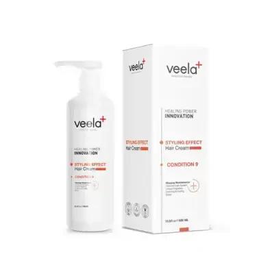 Veela Leave-In Hair Cream for Hard-to-Manage Hair - Moisturizing, Styling, and Hydrating Benefits | 16.91 fl oz by Beauty Care Bag