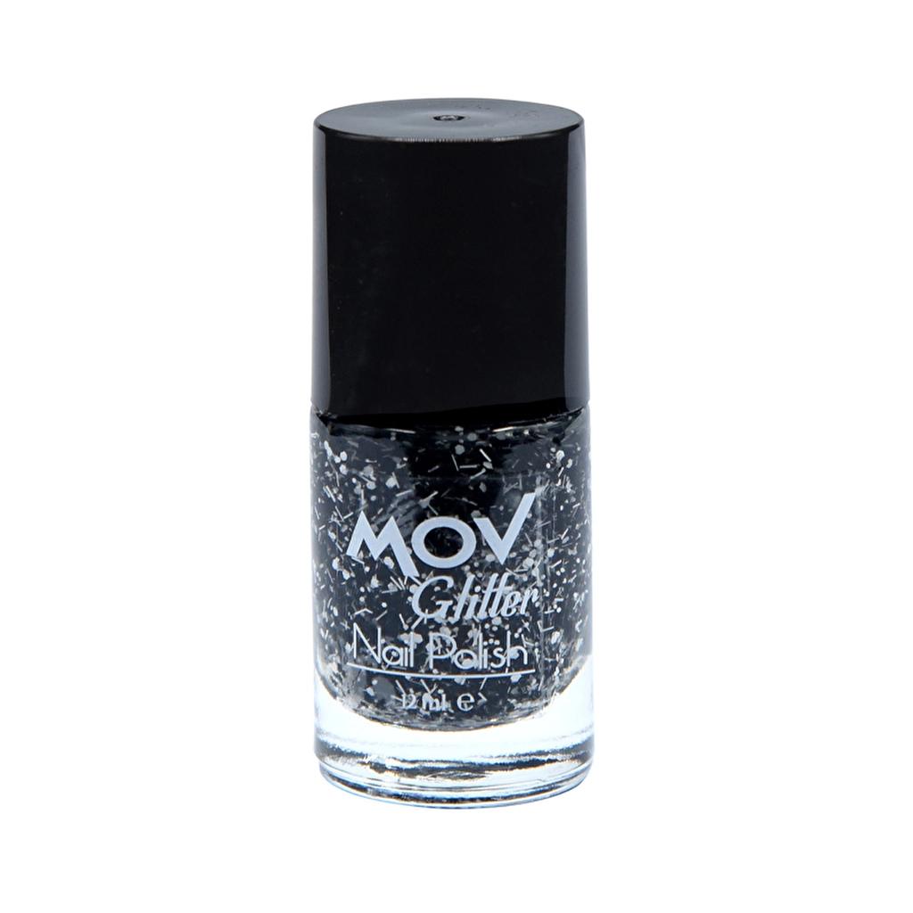 Mov Glitter Nail Polish No:04 Sparkling Finish 12ml by Beauty Care Bag
