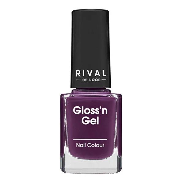 Rival de Loop Nail Polish Gloss'n Gel No.16 - Long Lasting Nail Gloss with High Shine Finish by Beauty Care Bag