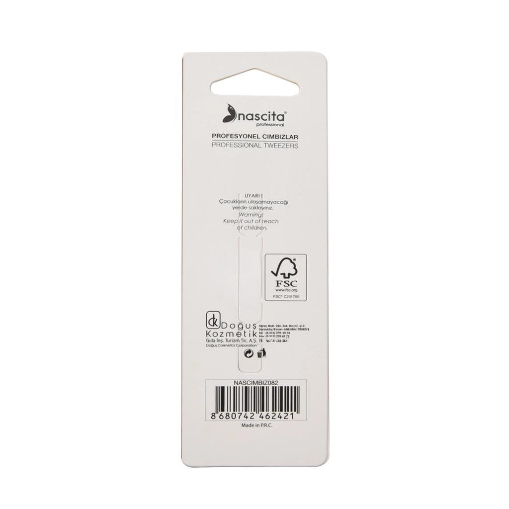 Nascita Rose Series Tweezers 082 for Precise Grooming by Beauty Care Bag