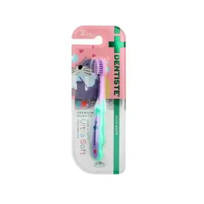 Dentiste Kids Ultra Soft Toothbrush: Gentle Sensitive Gum Care for Ages 2+, Ergonomic BPA-Free Design by Beauty Care Bag