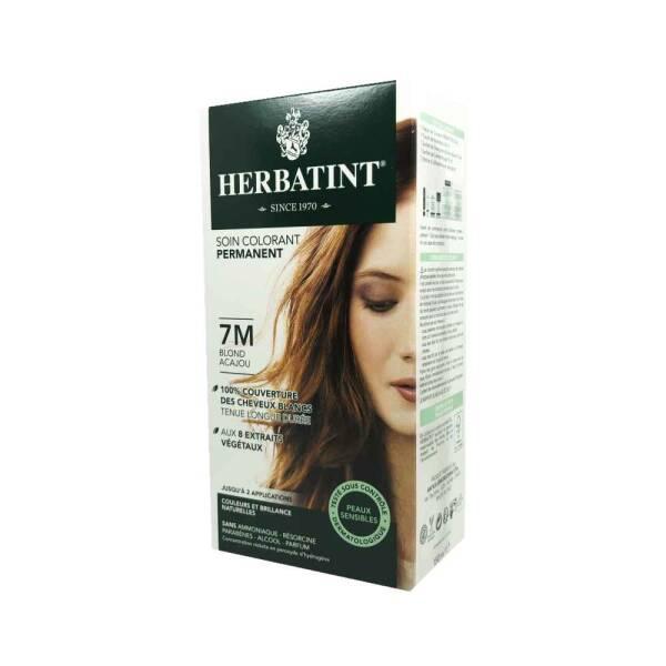 Herbatint 7M Mahogany Blonde Hair Dye: Natural, Ammonia & Paraben-Free Plant-Based Coloring Kit for Sensitive Scalp by Beauty Care Bag