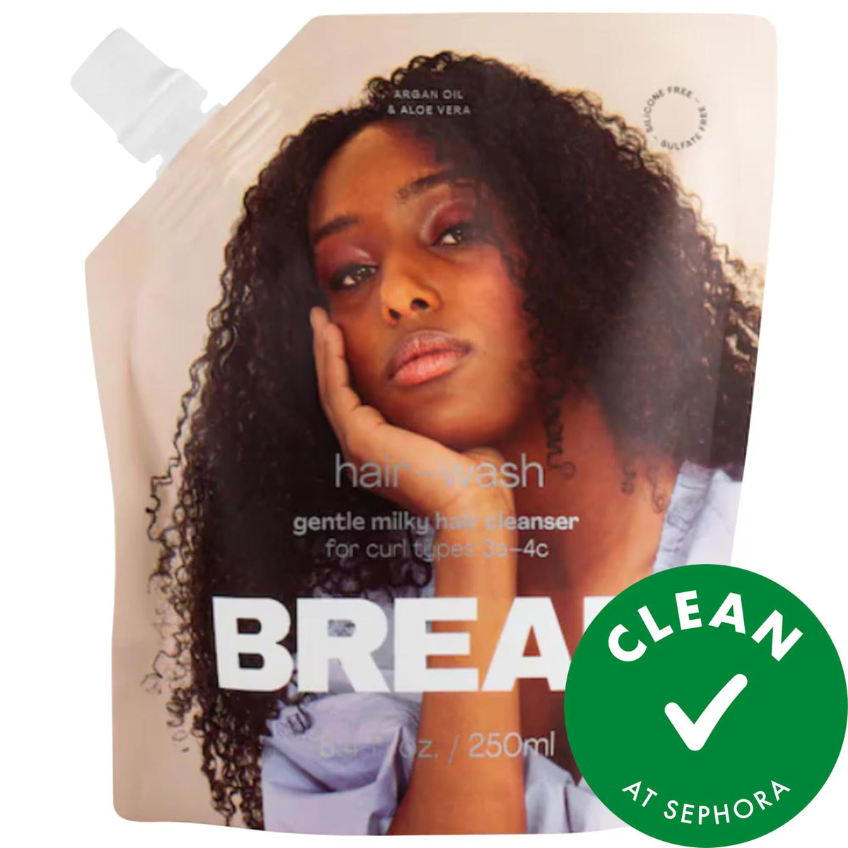 Hair Wash Gentle Milky Hair Cleanser - Sulfate-Free Shampoo for Curly Hair, Hydrating & Vegan by Beauty Care Bag