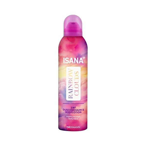 Isana Rainbow 2-in-1 Shower Foam & Body Cream: Vegan, Shea & Almond Oil - Gently Cleanses & Deeply Moisturizes for Soft, Radiant Skin by Beauty Care Bag