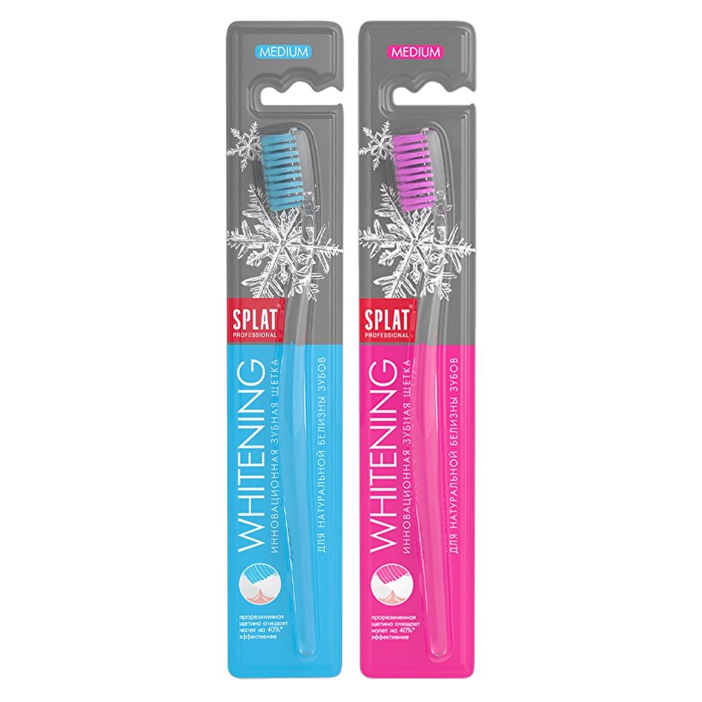Splat Professional Whitening Toothbrush Medium 1 pc by Beauty Care Bag