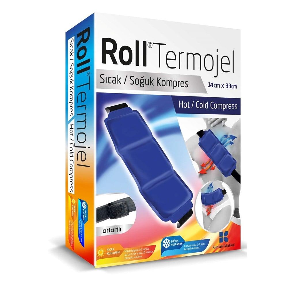 Roll TermoJel Reusable Hot and Cold Compress Pack - Thermogel Therapy for Muscle and Joint Pain Relief by Beauty Care Bag