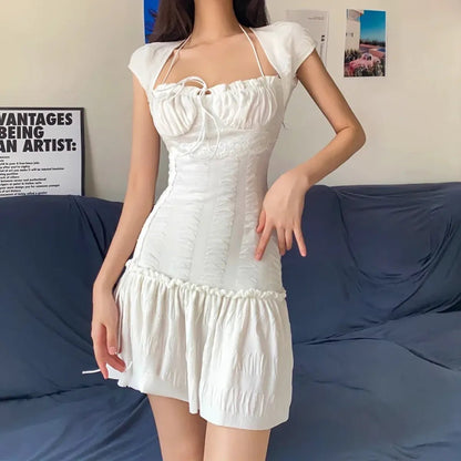 Halter Lace Mini Dressmini dressTorqelo.com