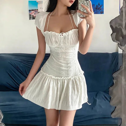 Halter Lace Mini Dressmini dressTorqelo.com