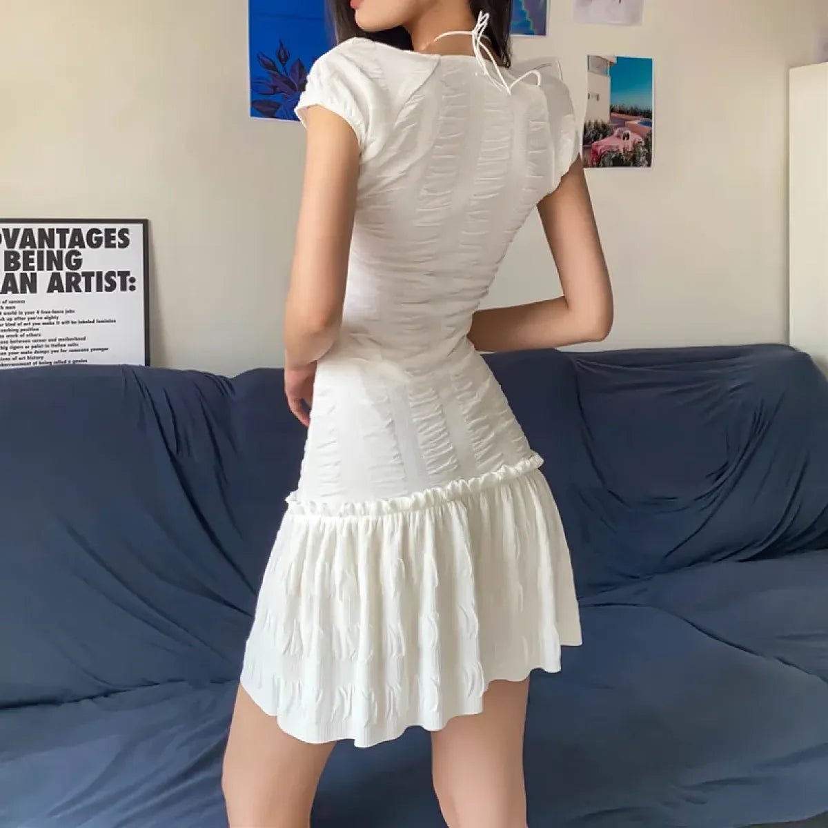 Halter Lace Mini Dressmini dressTorqelo.com