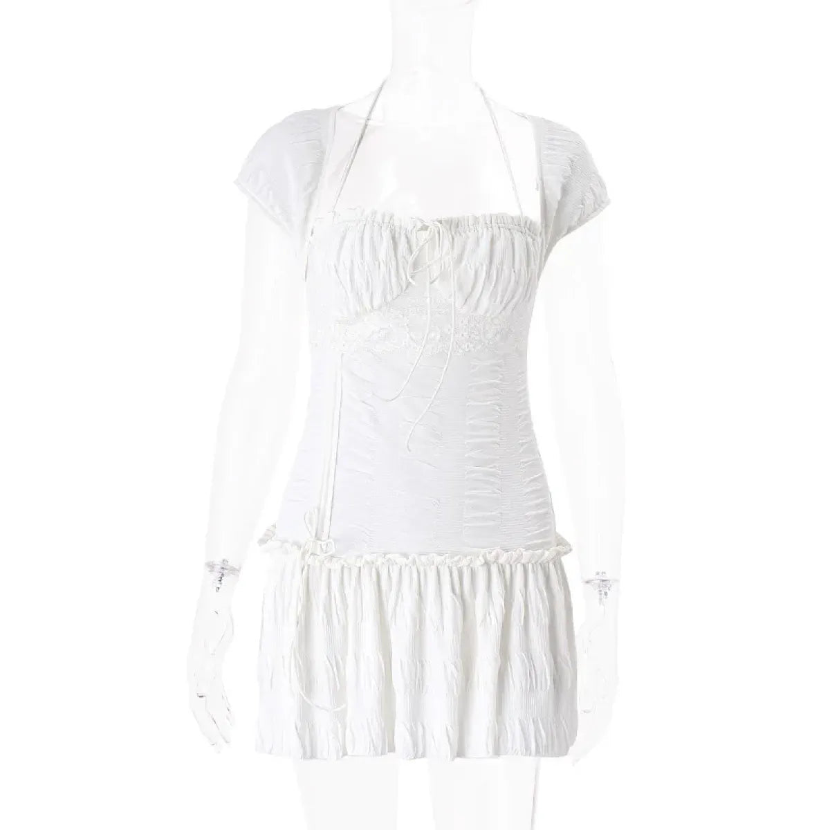 Halter Lace Mini Dressmini dressTorqelo.com