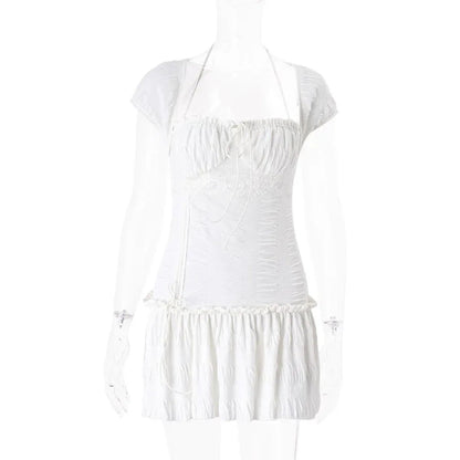Halter Lace Mini Dressmini dressTorqelo.com