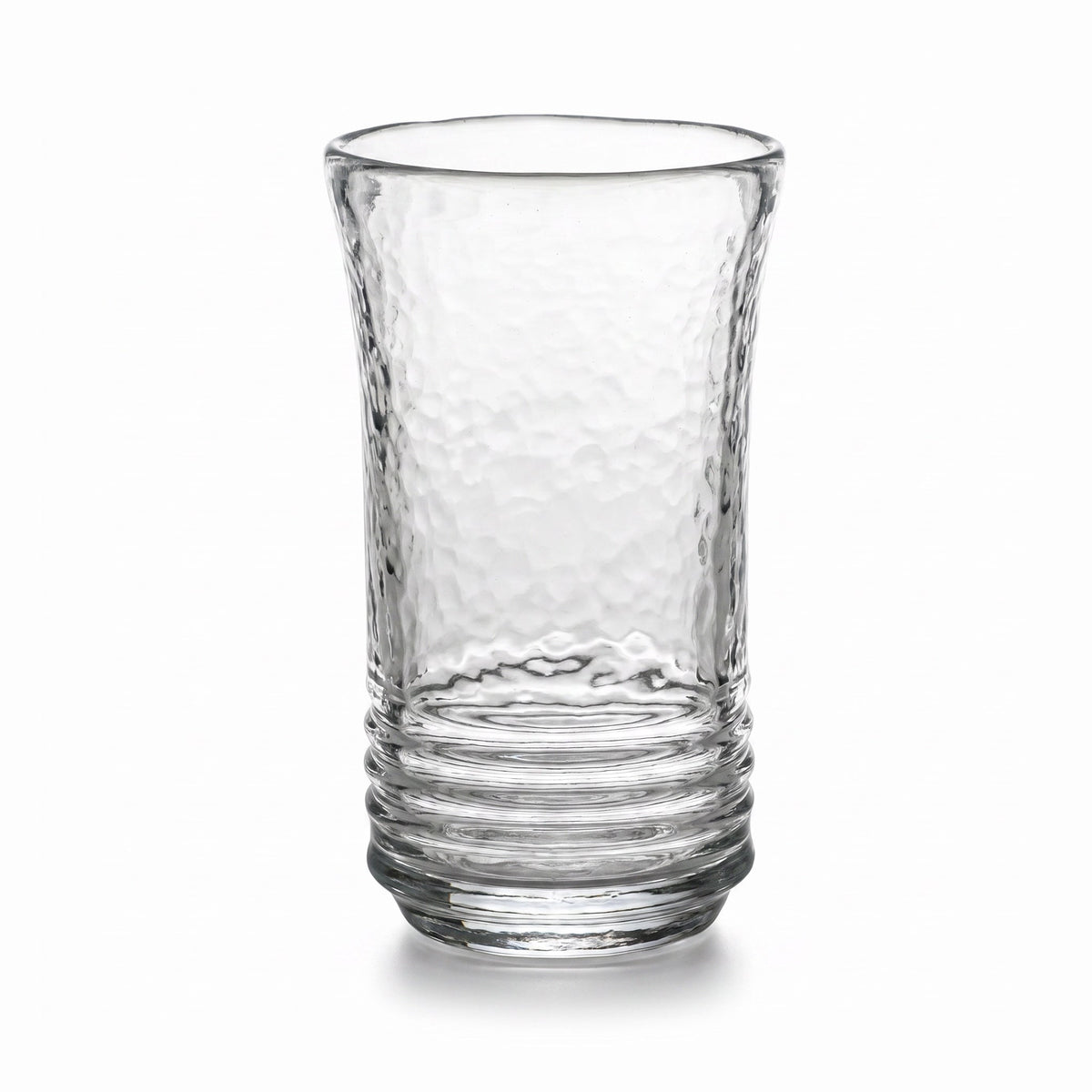 Hand-Blown Ribbed Drinking Glass by Rust & Cinder