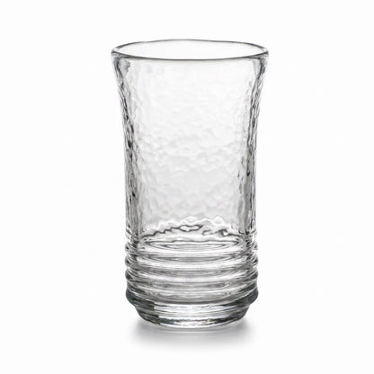 Hand-Blown Ribbed Drinking Glass by Rust & Cinder