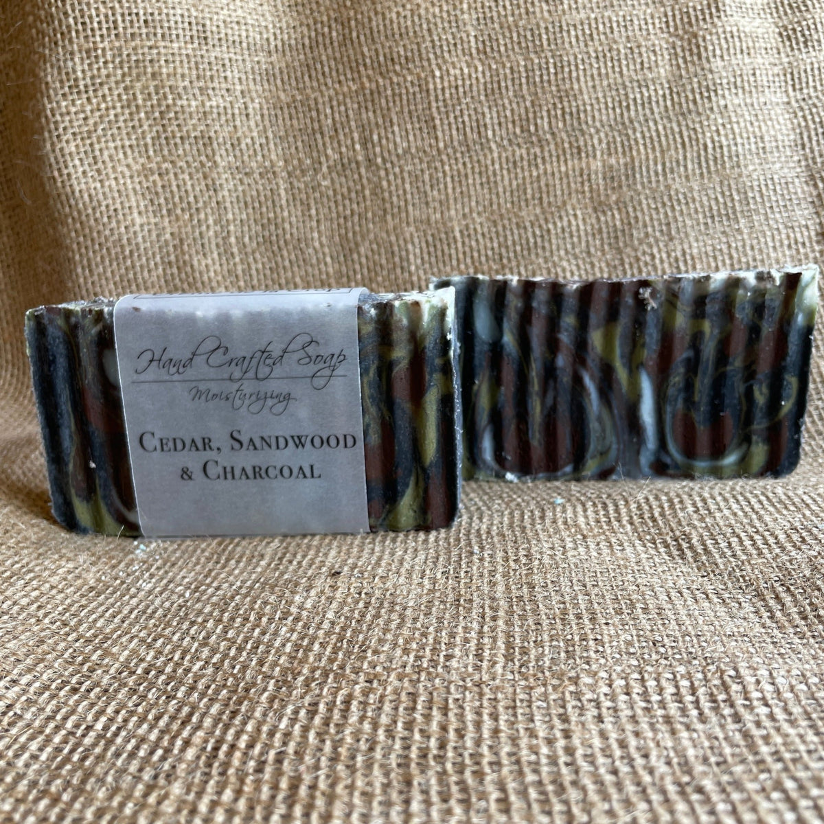 Hand Crafted Soap - Cedar, Sandalwood CharcoalTorqelo.com