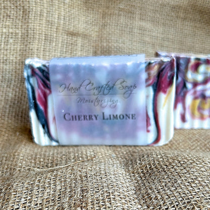 Hand Crafted Soap - Cherry Limone (Black Cherry and Lemon)Torqelo.com