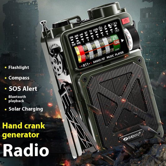 Hand-Crank Generator & Solar Power BankTravel GadgetsTorqelo.com