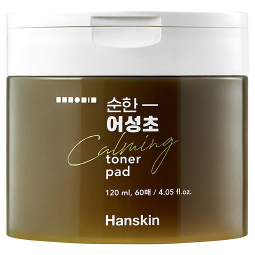Hanskin Houttuynia Calming Toner Pad 120g(60ea) by Seoulia