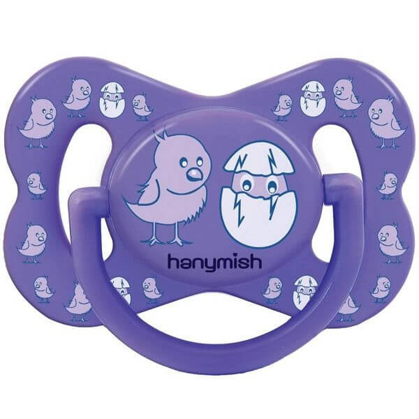 Hanymish Joy Orthodontic Pacifier No. 1 Purple by Beauty Care Bag