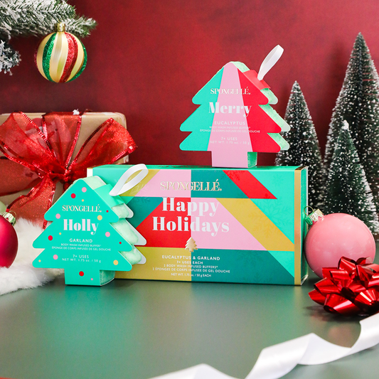 Happy Holidays | Holiday Tree Gift SetBody Wash Infused BufferTorqelo.com