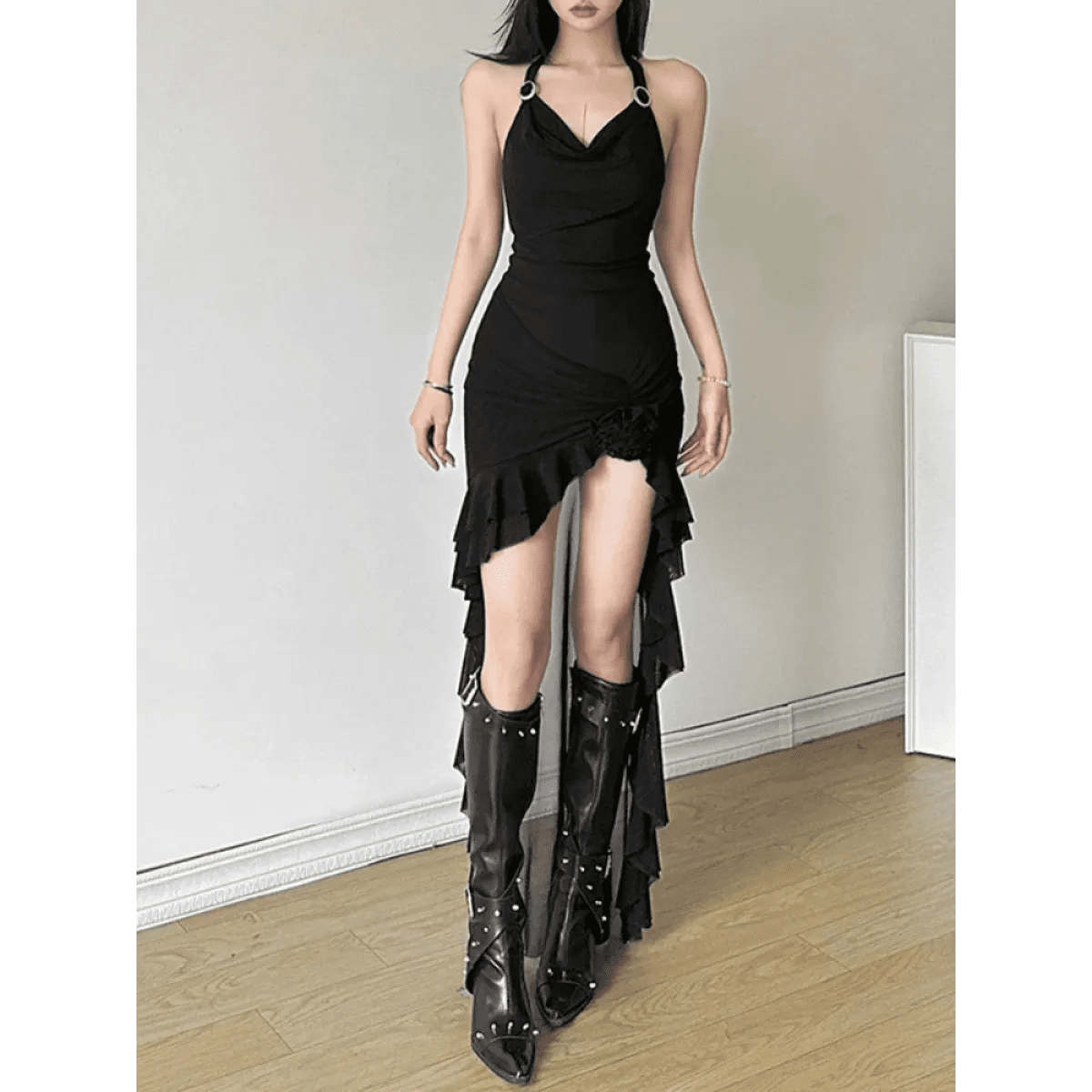 Harajuku Irregular Ruffle DressDressesTorqelo.com