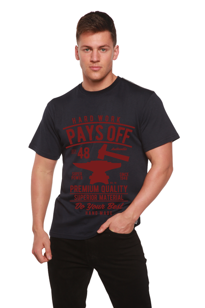 Hard Work Pays men's bamboo graphic T-shirt – view 13