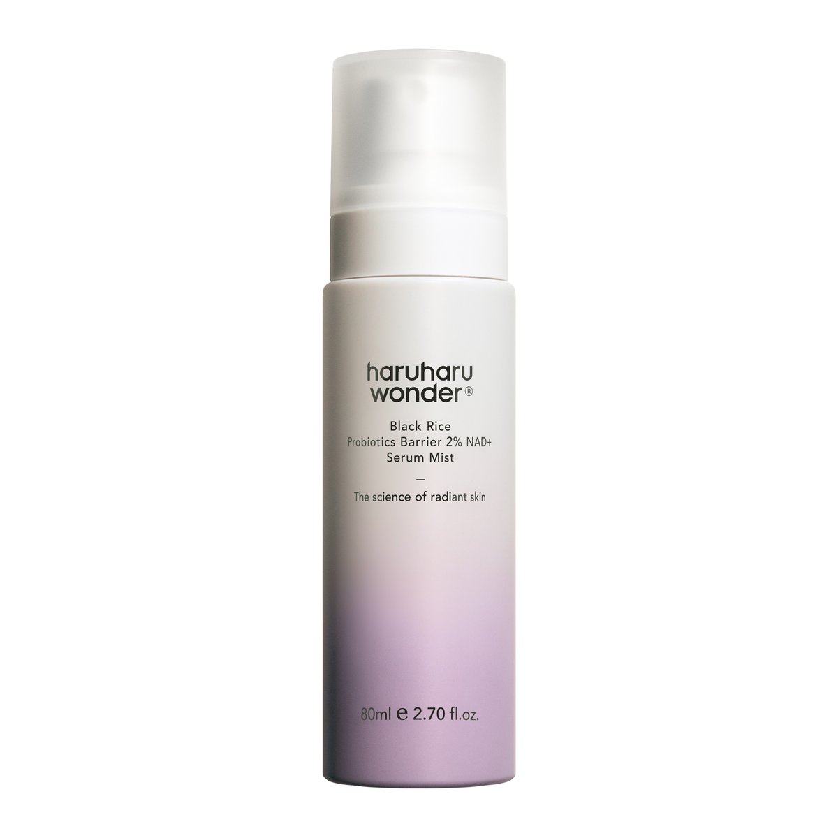 [haruharu wonder] Black Rice Probiotics Barrier 2% NAD+ Serum Mist 80ml by Seoulia