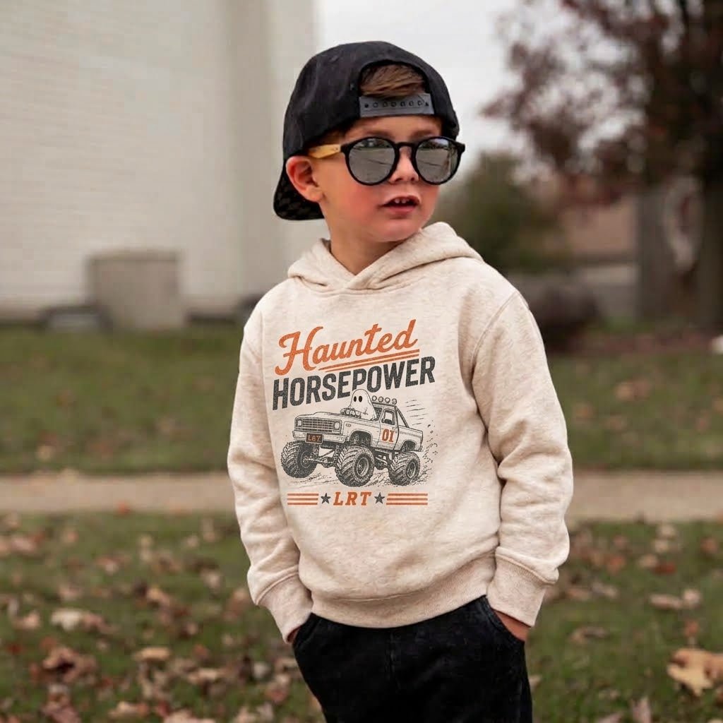 HAUNTED HORSEPOWER HALLOWEEN HOODIEBaby & Toddler TopsTorqelo.com