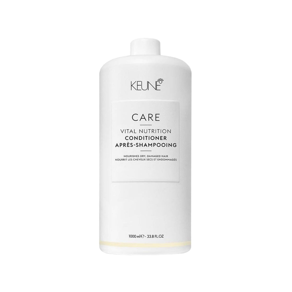Keune Vital Nutrition Nourishing Hair Cream 1000 ml - Intensive Moisturizing for Dry & Damaged Hair by Beauty Care Bag
