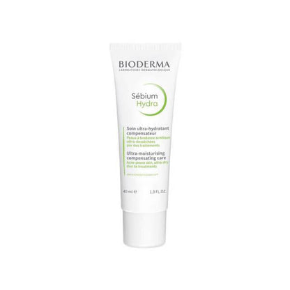 Bioderma Sebium Hydra: Intense Hydration Facial Moisturizer for Oily, Acne-Prone & Irritated Skin | Non-Comedogenic, Skin Barrier Repair by Beauty Care Bag