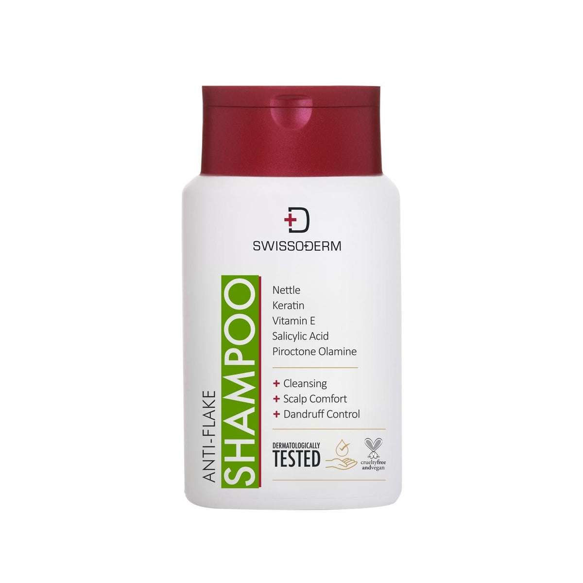 Swissoderm Anti-Dandruff Shampoo: Eliminate Flakes, Soothe Itchy Scalp & Improve Scalp Health - 300 ml by Beauty Care Bag