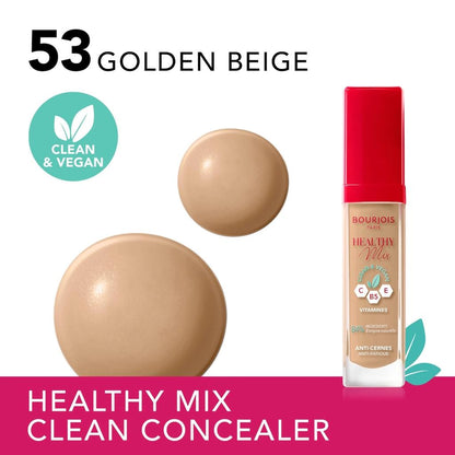 Bourjois Healthy Mix Clean Liquid Concealer 53 Golden Beige 6ml by Beauty Care Bag