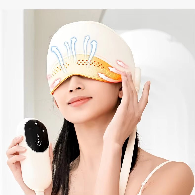 Heated Head & Eye Massager – Sleep Aid Pain Relief DeviceMassagersTorqelo.com