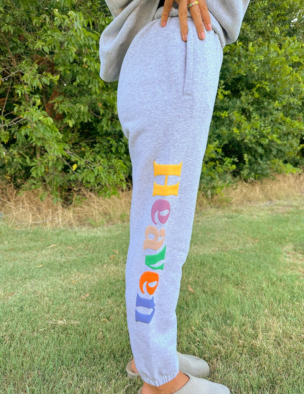 Heaven Heather Grey Unisex SweatpantSweatpantTorqelo.com