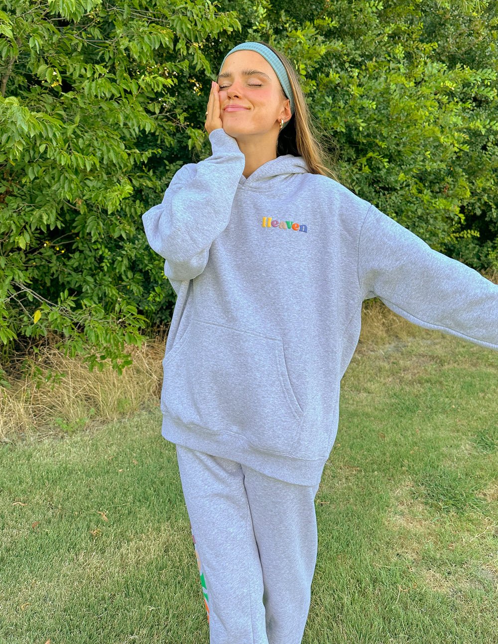 Heaven Heather Grey Unisex SweatpantSweatpantTorqelo.com