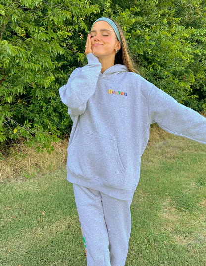 Heaven Heather Grey Unisex SweatpantSweatpantTorqelo.com