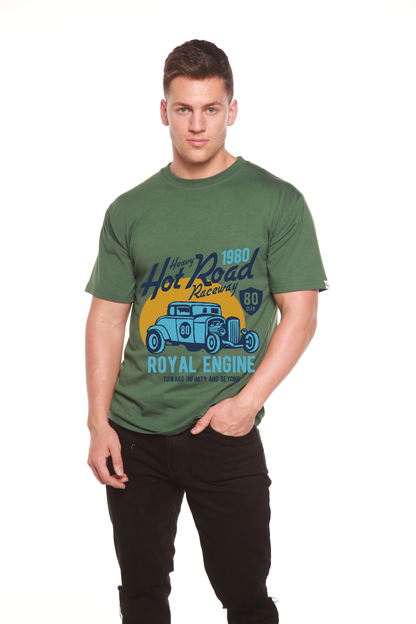 Heavy Hot Road men's bamboo graphic T-shirt – view 12