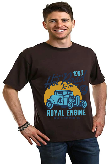 Heavy Hot Road men's bamboo graphic T-shirt – view 3