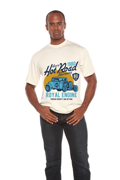 Heavy Hot Road men's bamboo graphic T-shirt – view 8
